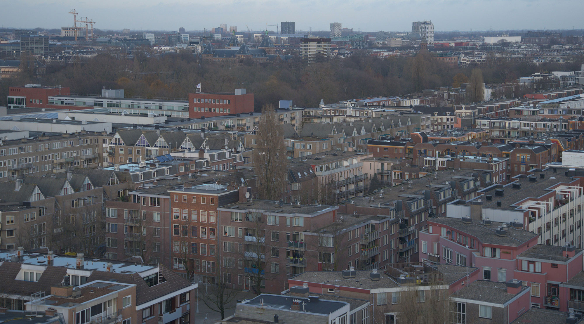 RESILIO Blauw-groene daken | Oosterparkbuurt